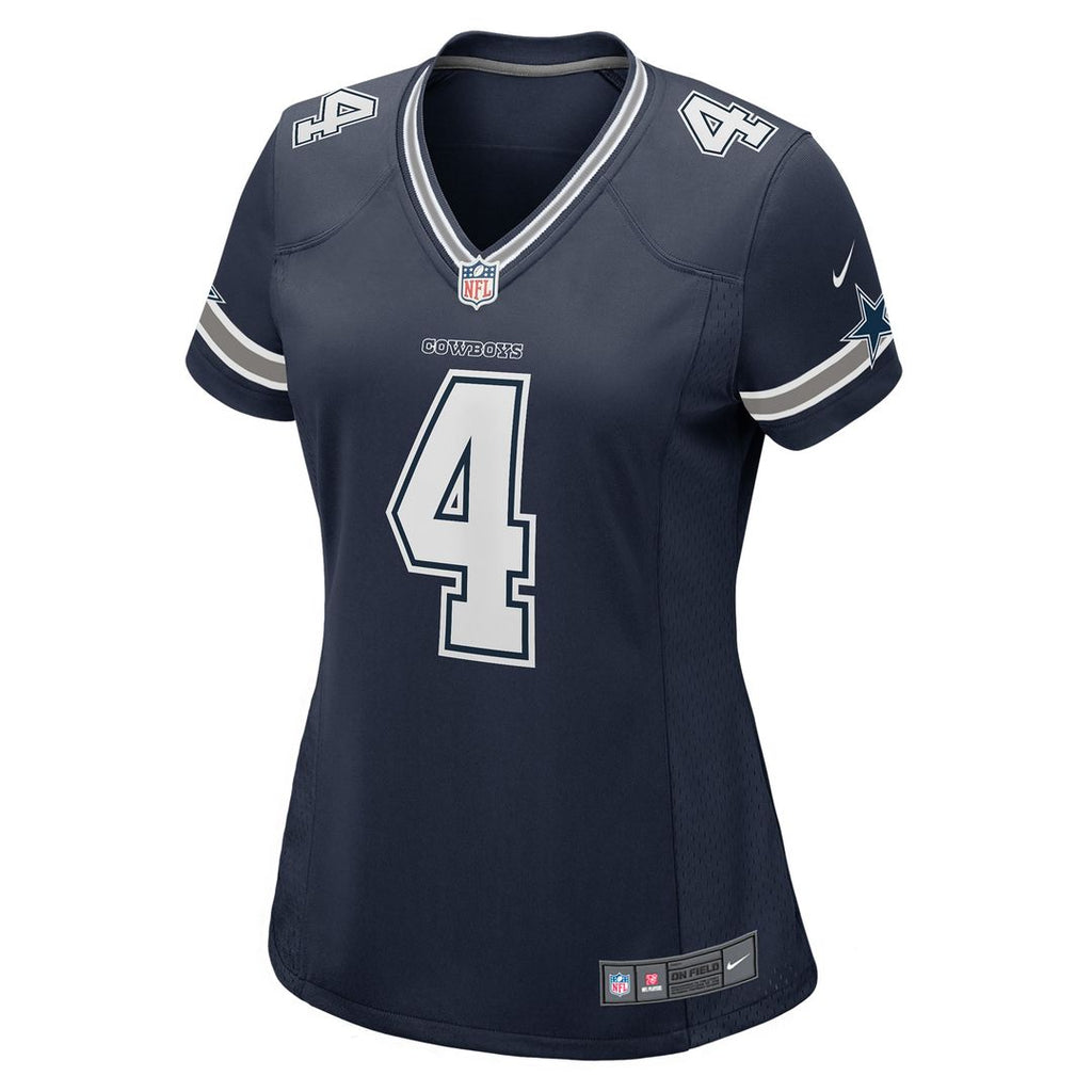 Dak Prescott Dallas Cowboys Nike Women's Alternate Game Official Jersey - White