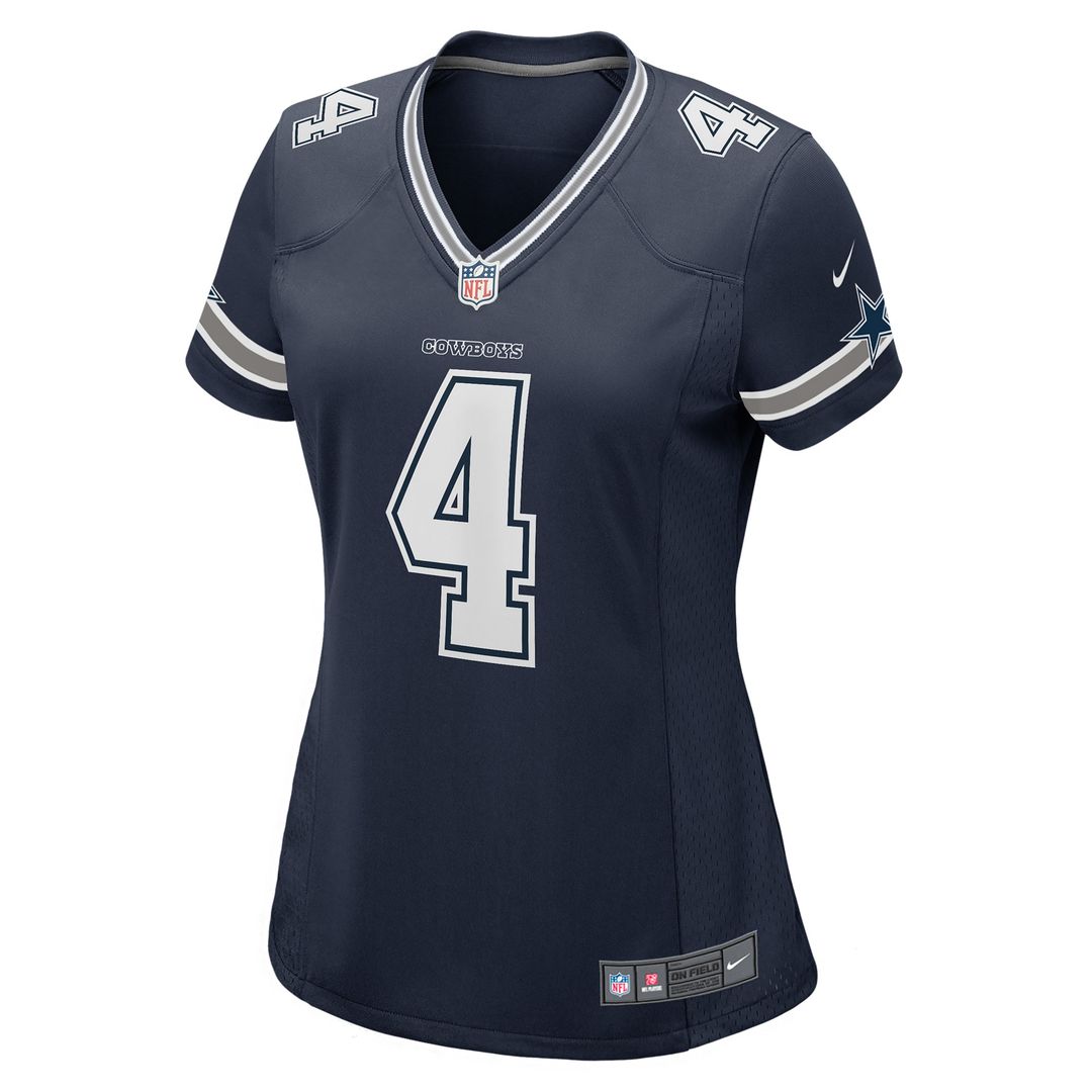Dak Prescott Dallas Cowboys Nike Women's Alternate Game Official Jersey - White