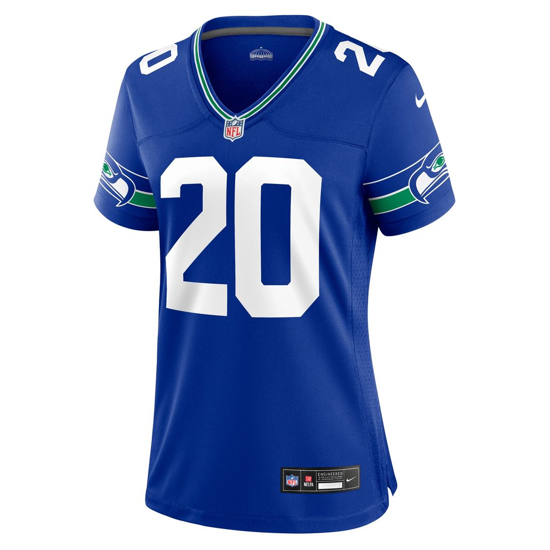 Julian Love Seattle Seahawks Nike Women's Throwback Player Game Official Jersey - Royal