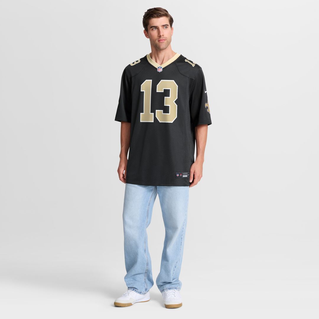 Velus Jones Jr. New Orleans Saints Nike Team Game Official Jersey -  Black