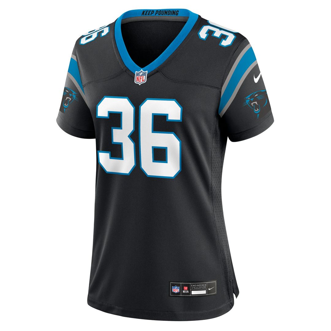 Demani Richardson Carolina Panthers Nike Women's Team Game Jersey - Black