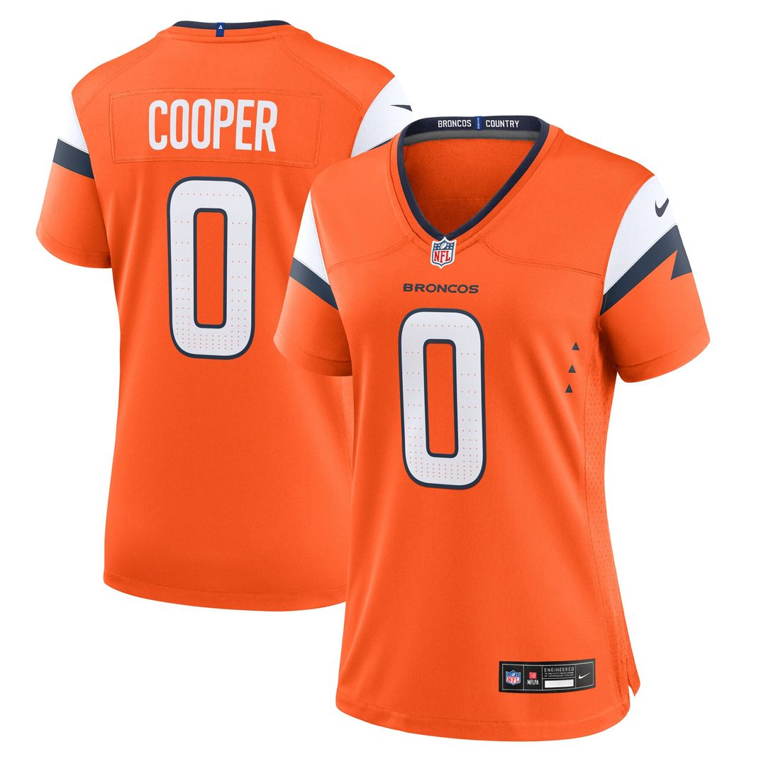 Jonathon Cooper Denver Broncos Nike Women's Team Game Official Jersey -  Orange