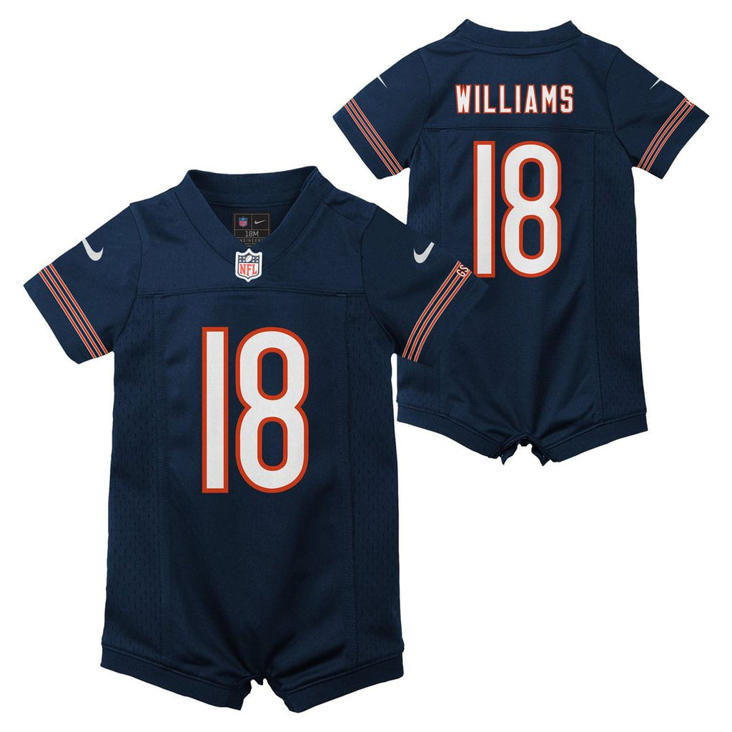 Caleb Williams Chicago Bears Nike Newborn & Infant Game Romper Official Jersey - Navy