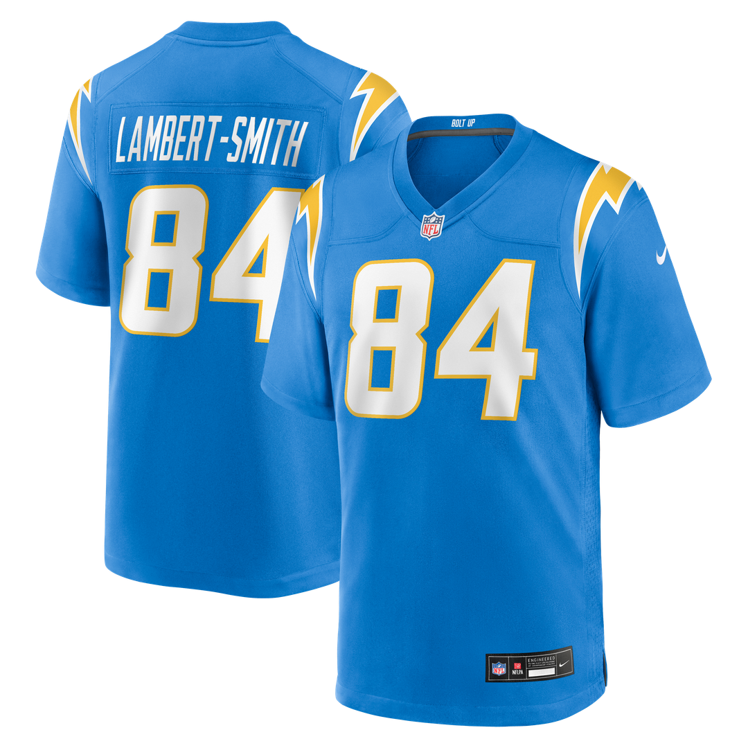 KeAndre Lambert-Smith Los Angeles Chargers Nike Team Game Jersey - Powder Blue
