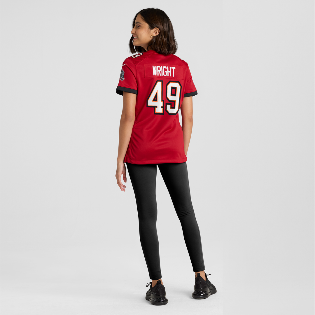 Owen Wright Tampa Bay Buccaneers Nike Women's Team Game Jersey - Red