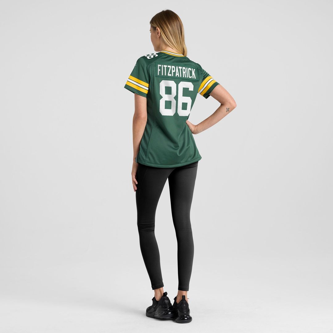 John FitzPatrick Green Bay Packers Nike Women's Team Game Jersey - Green