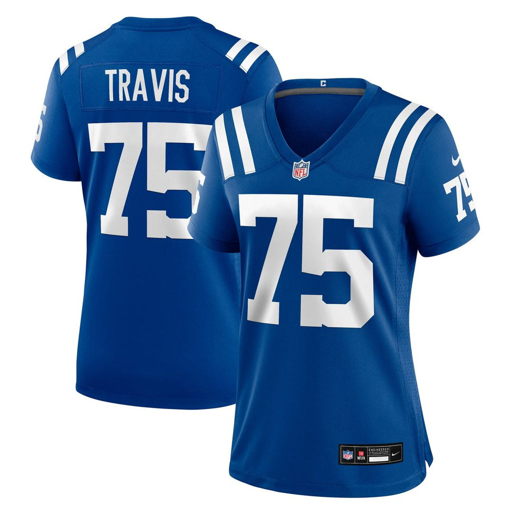 Jalen Travis Indianapolis Colts Nike Women's Team Game Jersey - Royal