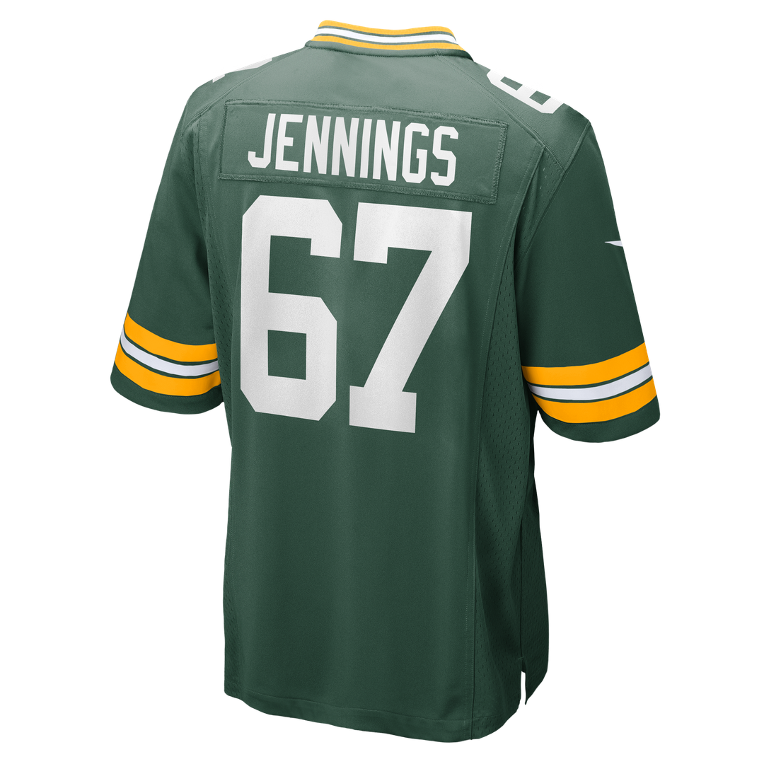 Donovan Jennings Green Bay Packers Nike Team Game Official Jersey -  Green