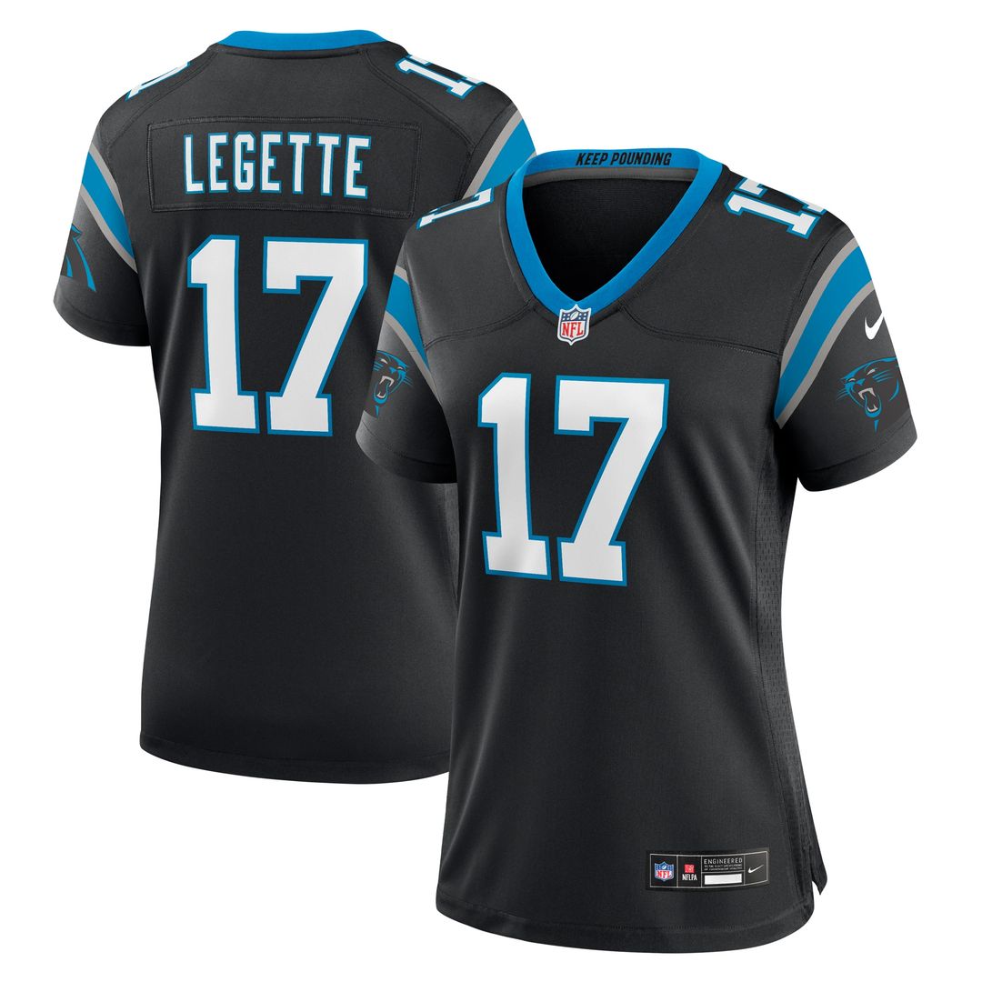 Xavier Legette Carolina Panthers Nike Women's Game Jersey - Black