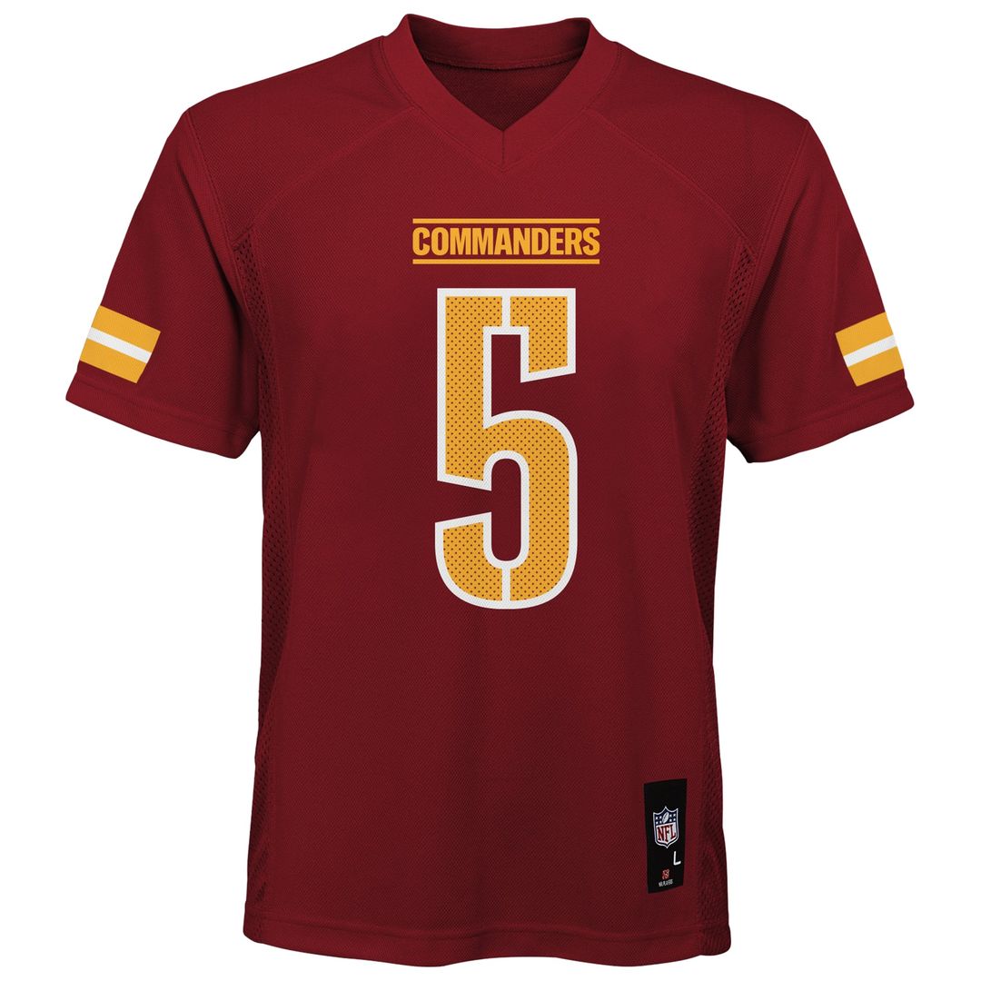 Jayden Daniels Washington Commanders Youth Replica Player Official Jersey - Burgundy