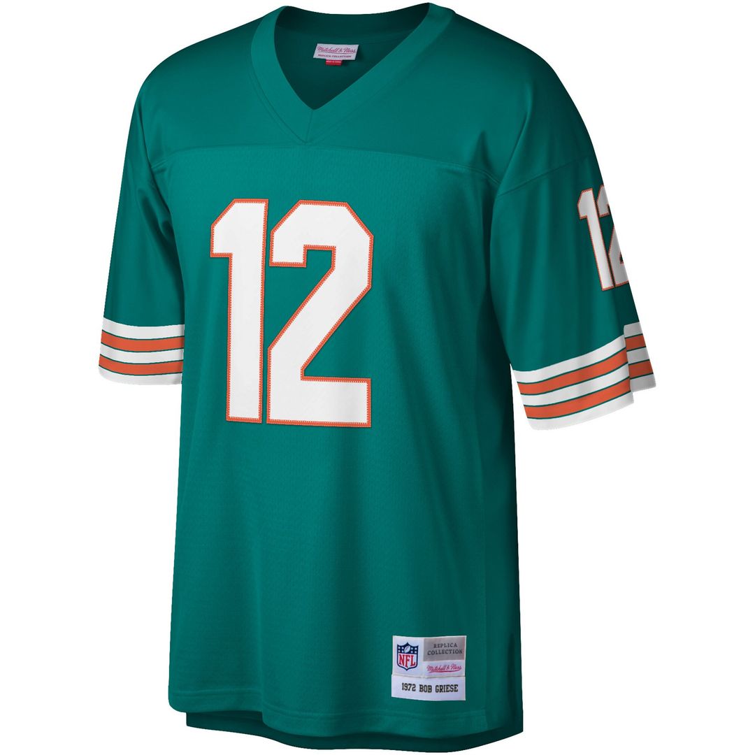 Bob Griese Miami Dolphins Mitchell & Ness Legacy Replica Official Jersey - Aqua
