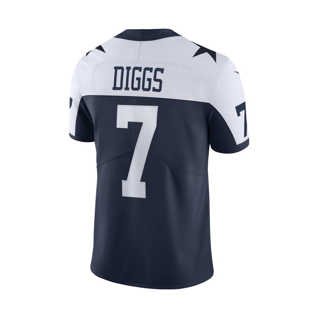 Trevon Diggs Dallas Cowboys Nike Alternate Vapor Limited Official Jersey - Navy