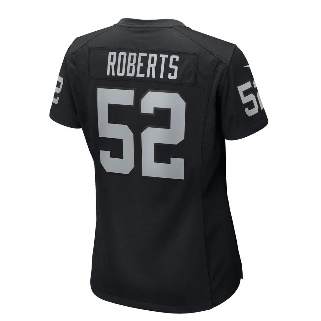 Elandon Roberts Las Vegas Raiders Nike Women's Team Game Jersey - Black