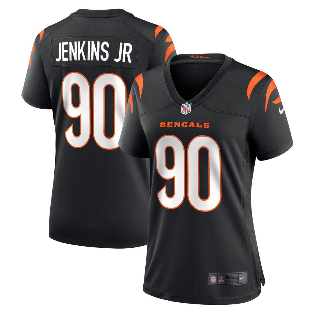 Kris Jenkins Jr. Cincinnati Bengals Nike Women's Game Jersey - Black