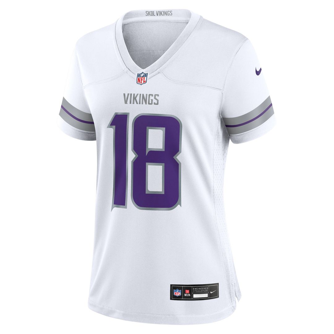 Justin Jefferson Minnesota Vikings Nike Women's Player Official Jersey - Purple