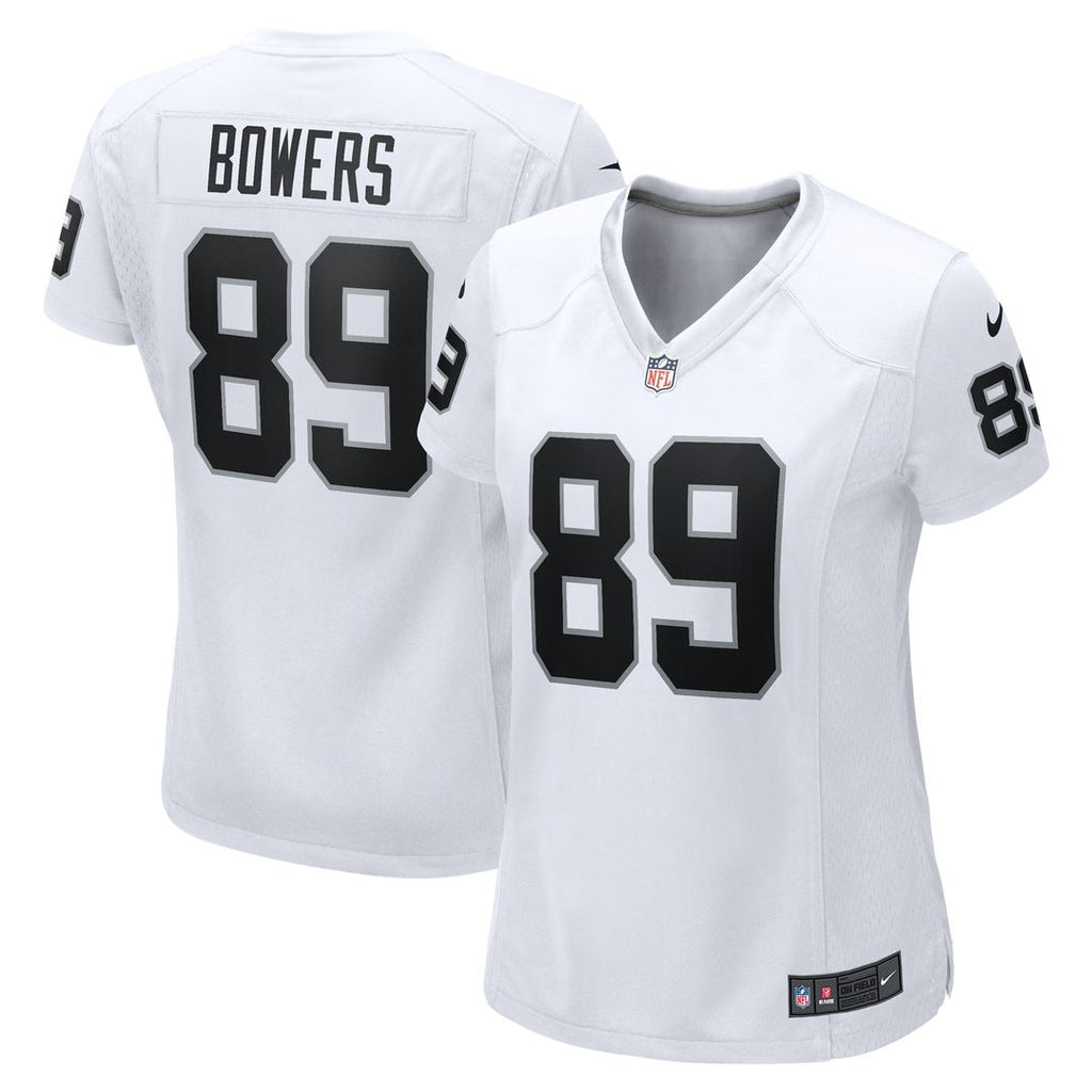 Brock Bowers Las Vegas Raiders Nike Women's Game Official Jersey -  White