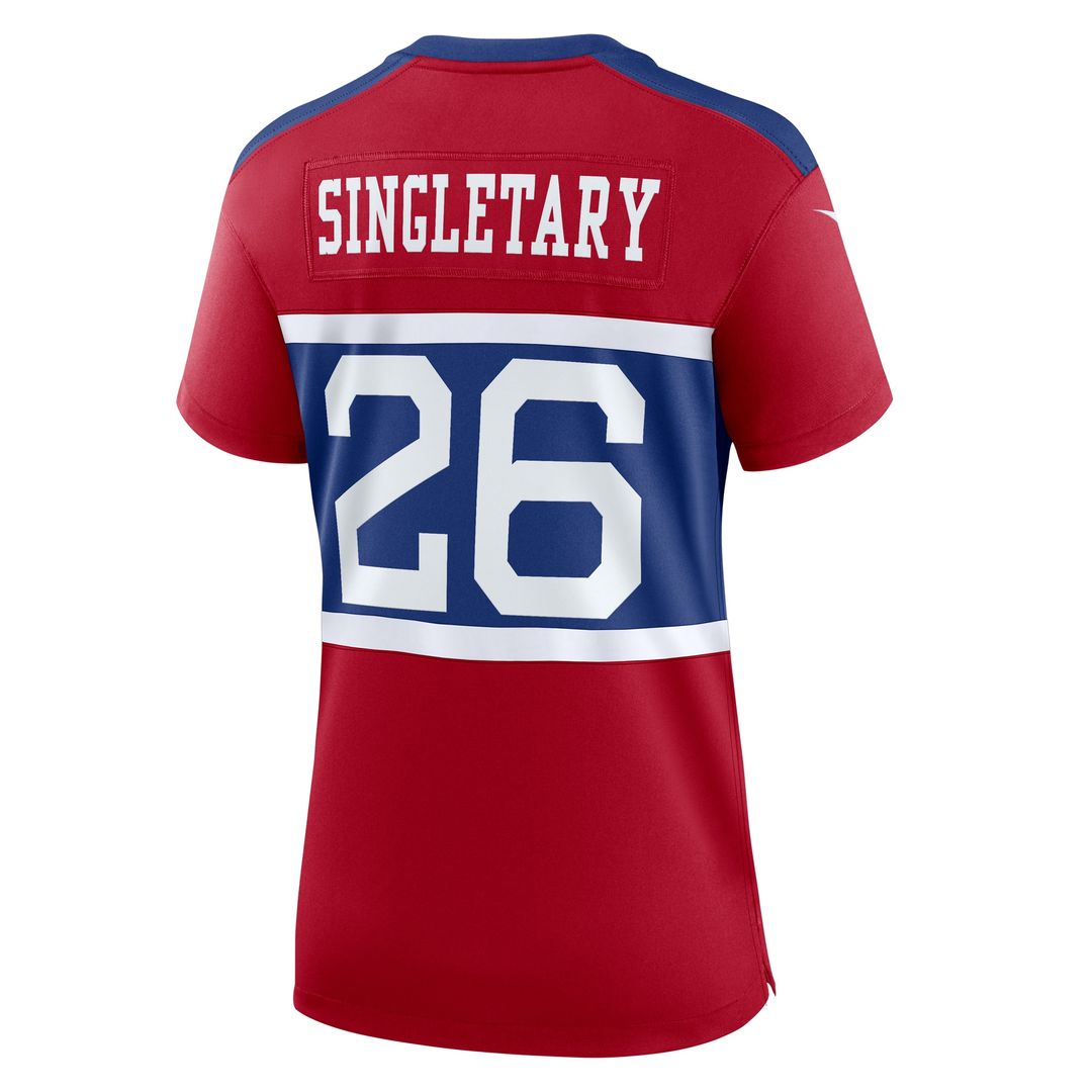 Devin Singletary New York Giants Nike Women's Alternate Game Official Jersey - Century Red