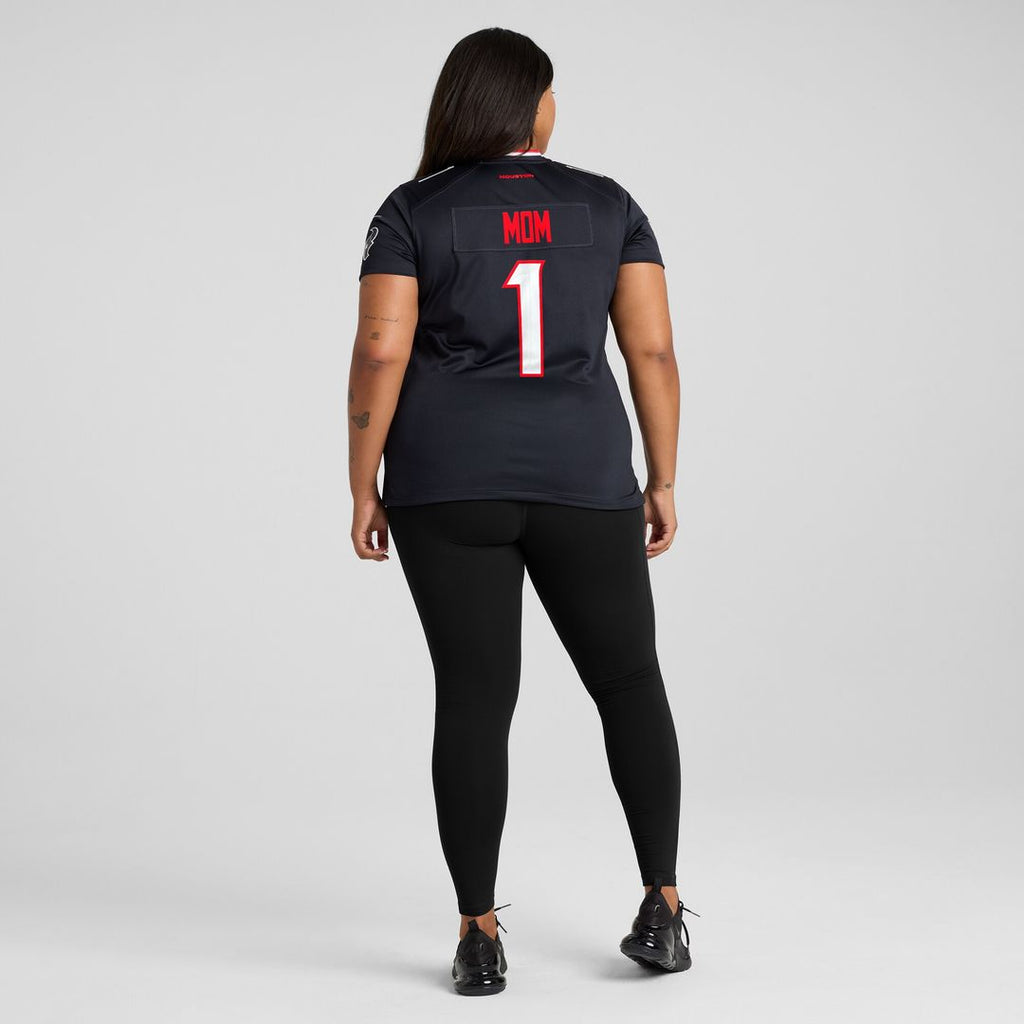 Houston Texans Nike Women's #1 Mom Game Official Jersey - Navy