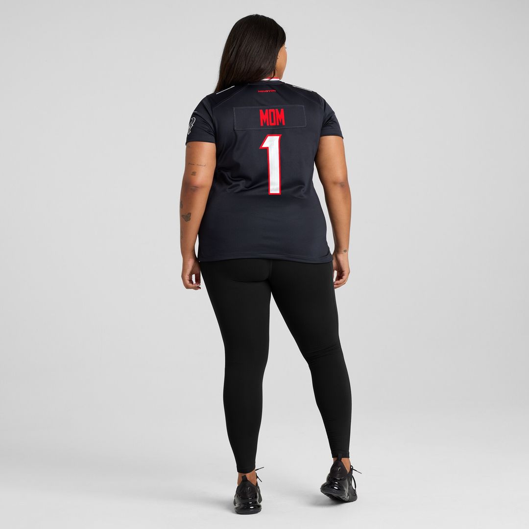 Houston Texans Nike Women's #1 Mom Game Official Jersey - Navy