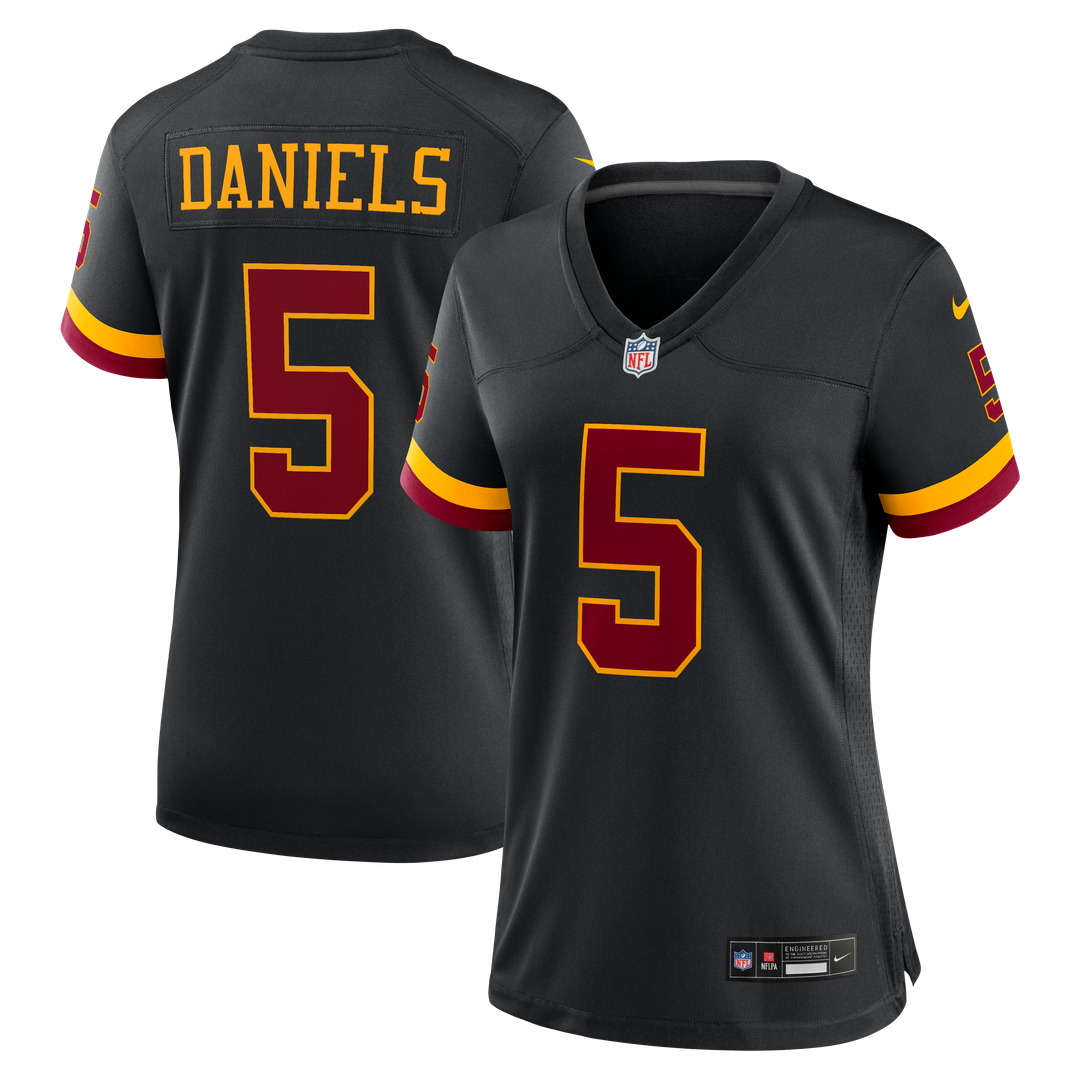 Jayden Daniels Washington Commanders Nike Women's Game Super Bowl Era Official Jersey - White