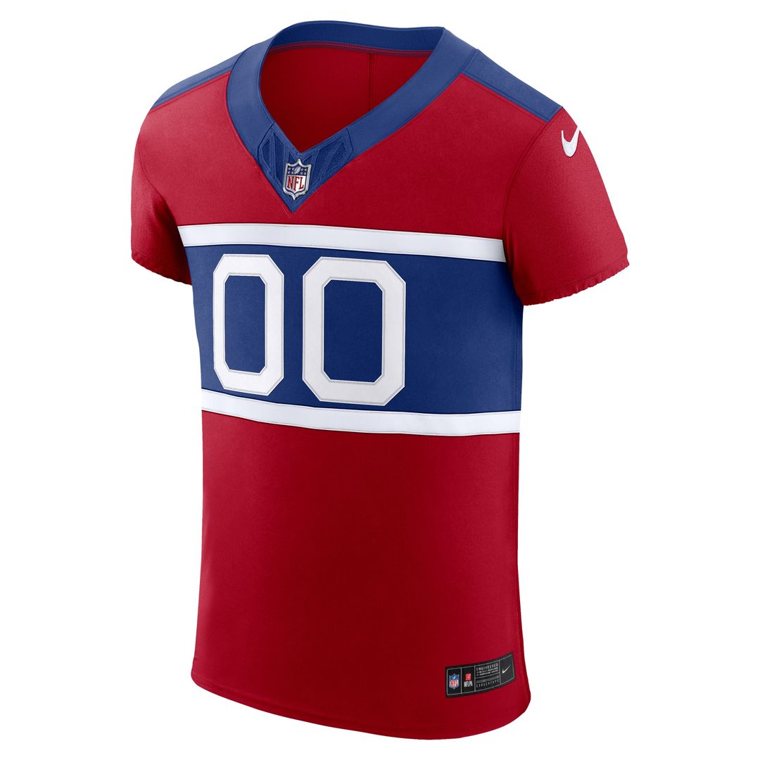 New York Giants Nike Alternate Vapor F.U.S.E. Elite Custom Official Jersey -  Red