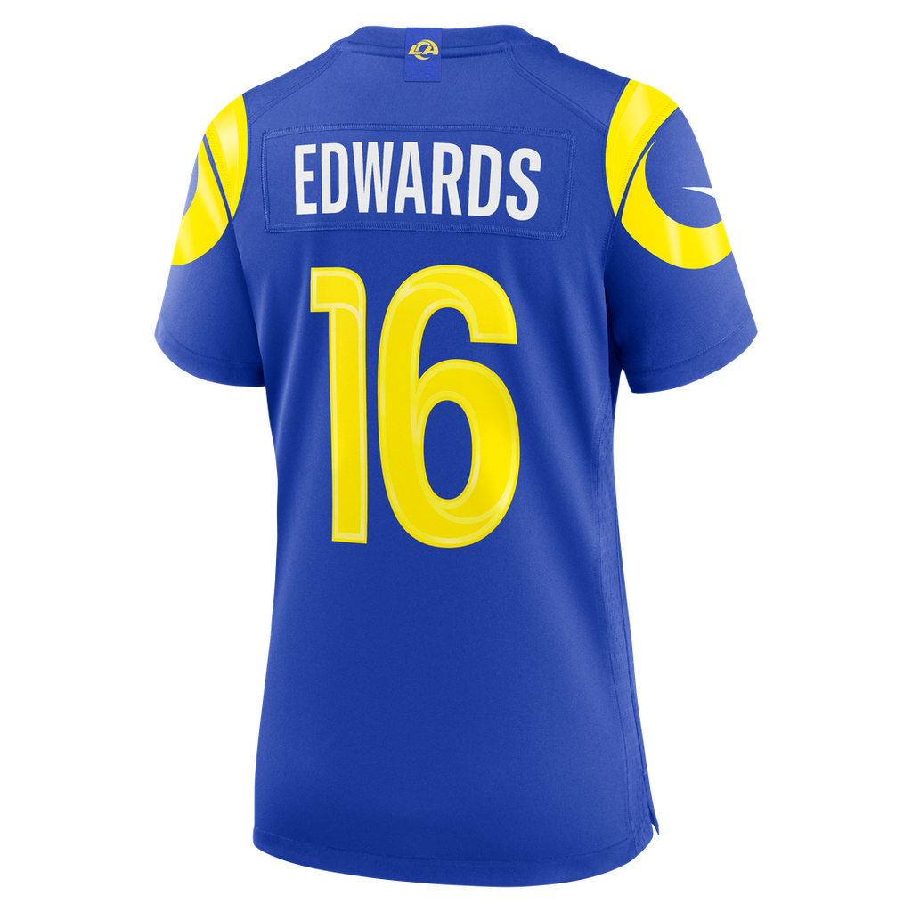Tru Edwards Los Angeles Rams Nike Women's Team Game Official Jersey - Royal