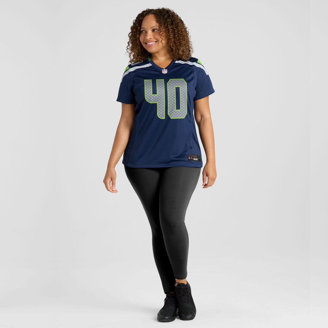Robbie Ouzts Seattle Seahawks Nike Women's Team Game Jersey - College Navy