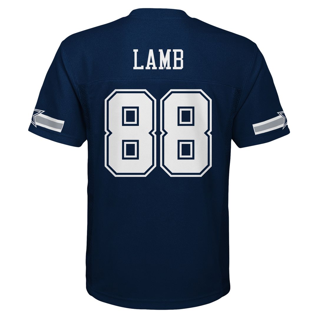 CeeDee Lamb Dallas Cowboys Youth Replica Player Official Jersey - Navy