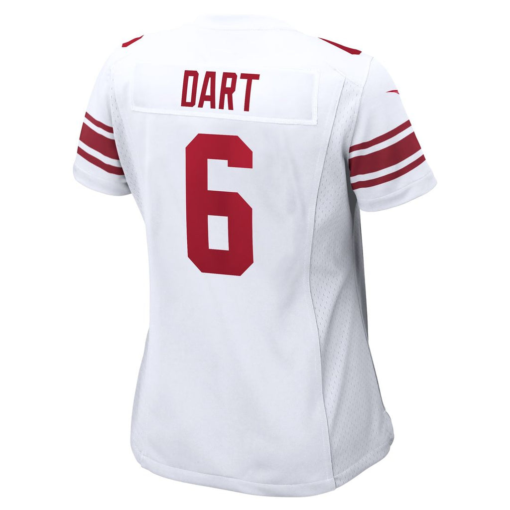 Jaxson Dart New York Giants Nike Women's Game Jersey - White