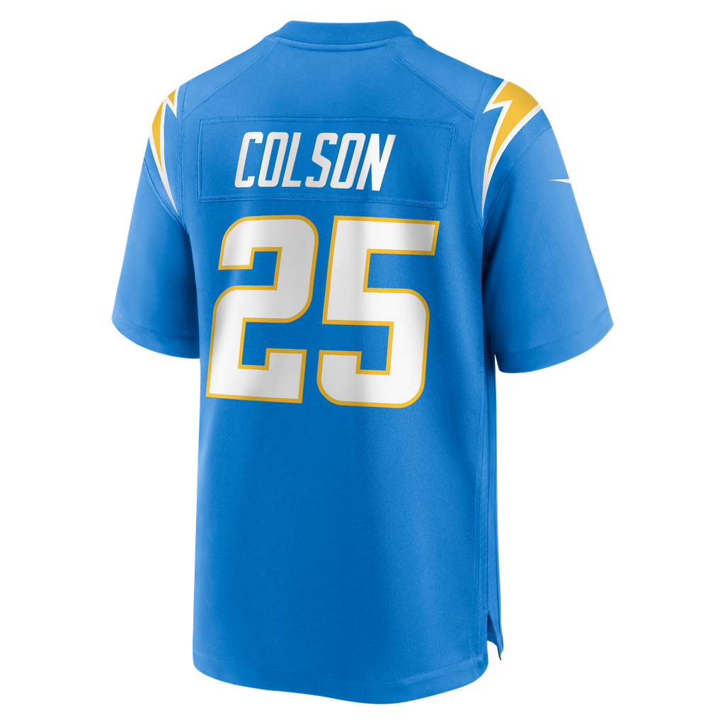 Junior Colson Los Angeles Chargers Nike Team Game Official Jersey -  Powder Blue
