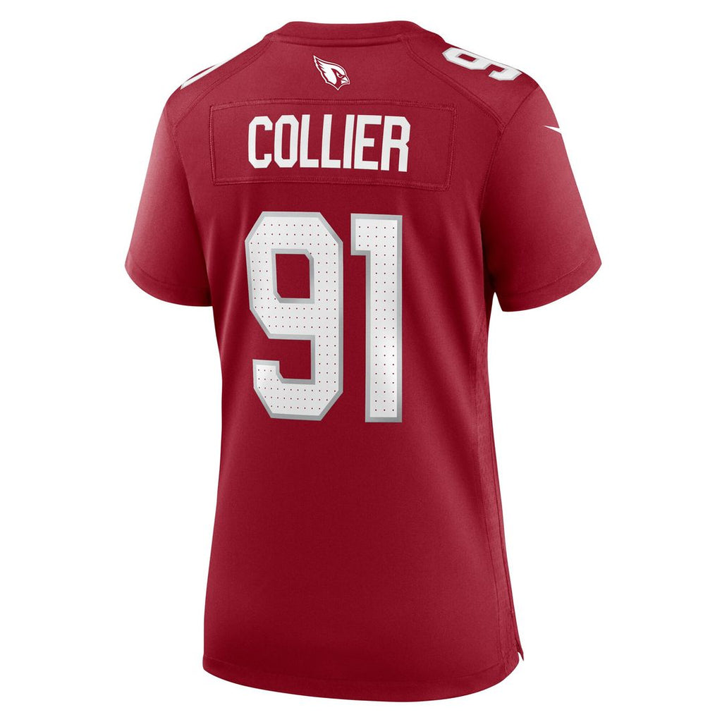 L.J. Collier Arizona Cardinals Nike Women's  Game Official Jersey -  Cardinal
