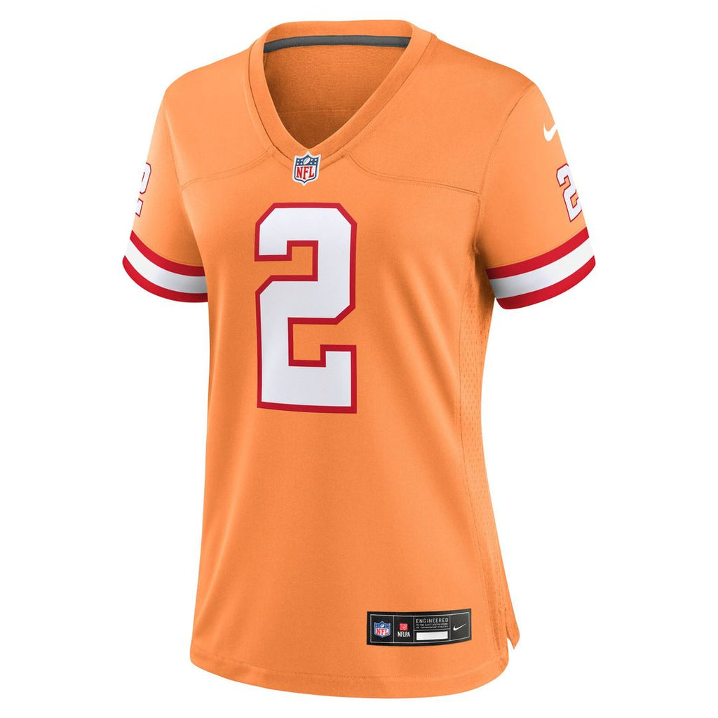 Emeka Egbuka Tampa Bay Buccaneers Nike Women's Alternate 2 Game Jersey - Creamsicle