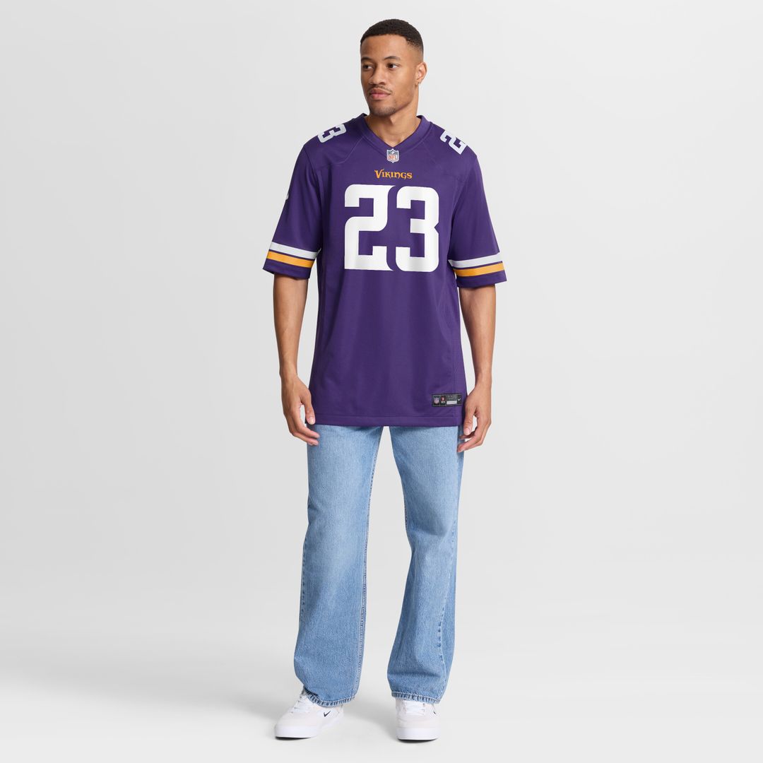James Pierre Minnesota Vikings Nike Team Game Official Jersey -  Purple