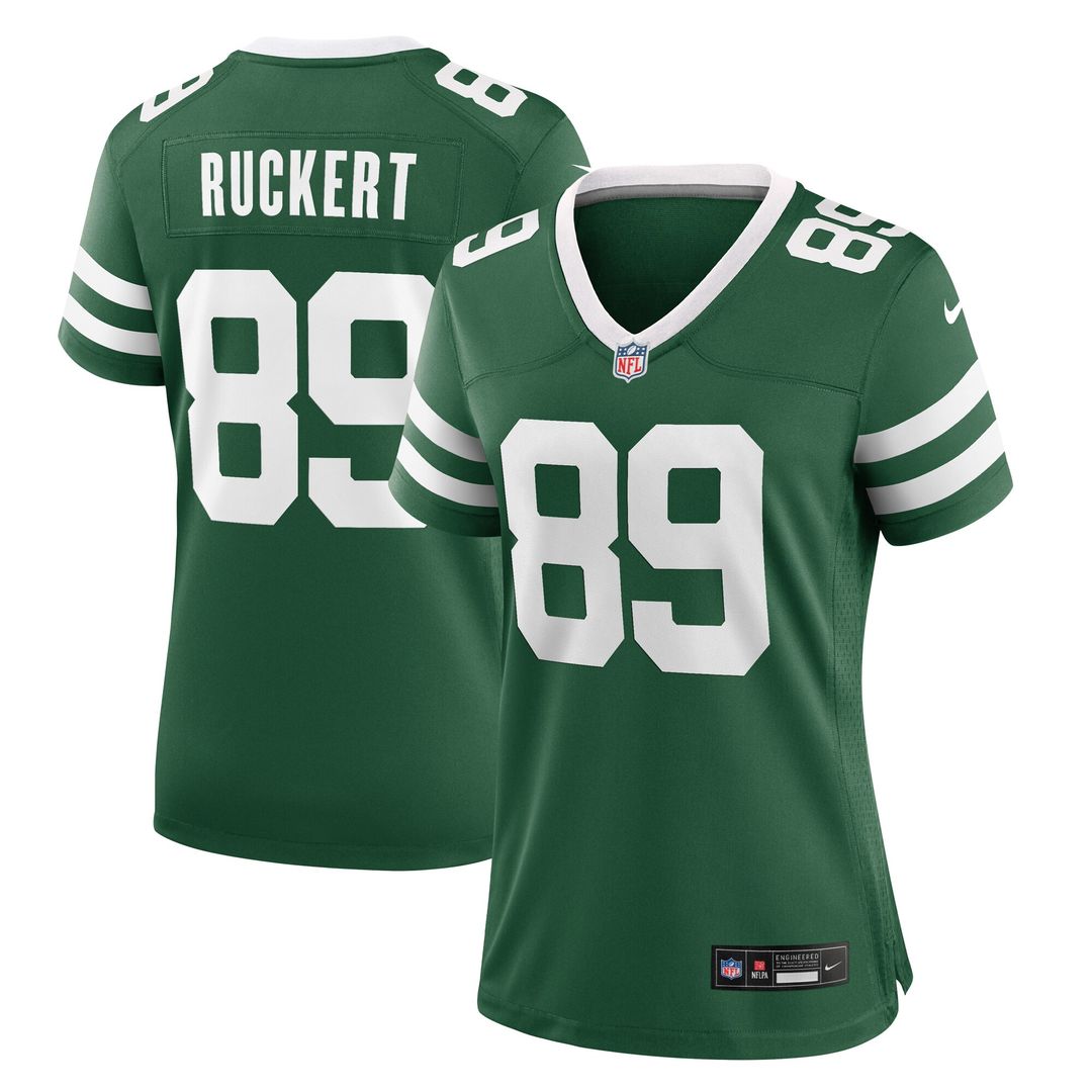 Jeremy Ruckert New York Jets Nike Women's Game Official Jersey - Legacy Green