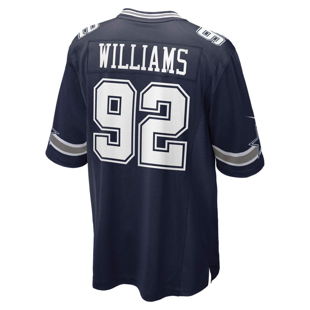 Quinnen Williams Dallas Cowboys Nike Team Game Official Jersey - Navy