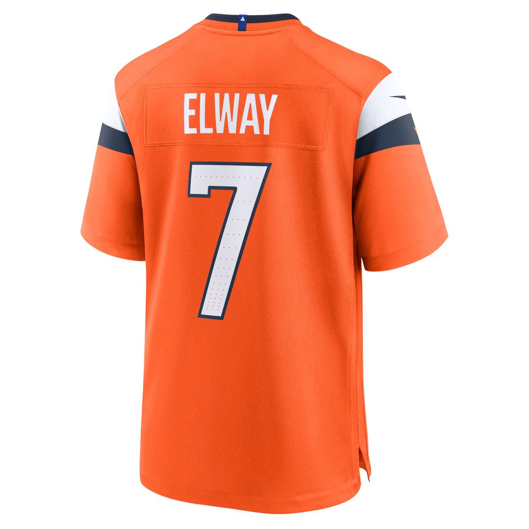 John Elway Denver Broncos Nike Team Retired Player Game Jersey - Orange