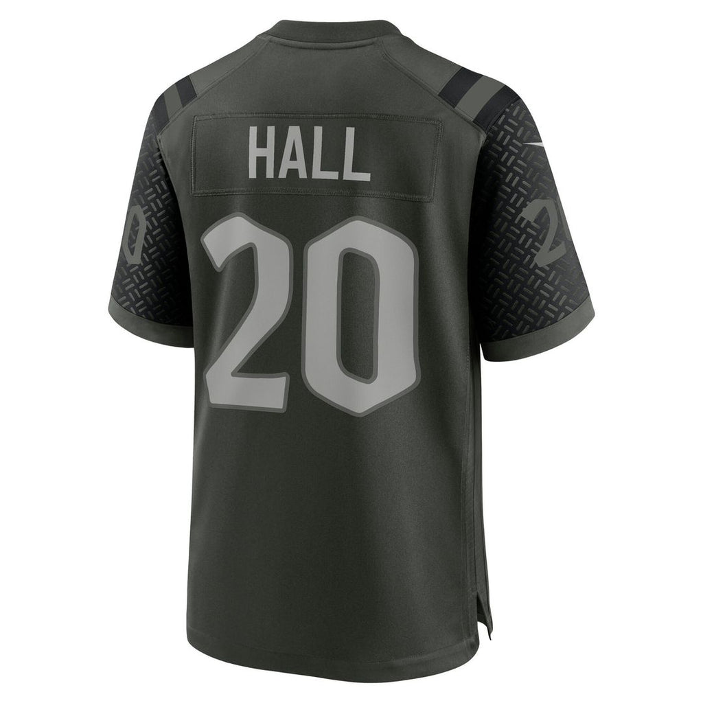 Breece Hall New York Jets Nike 2025 Rivalries Collection Game Official Jersey - Gotham Green