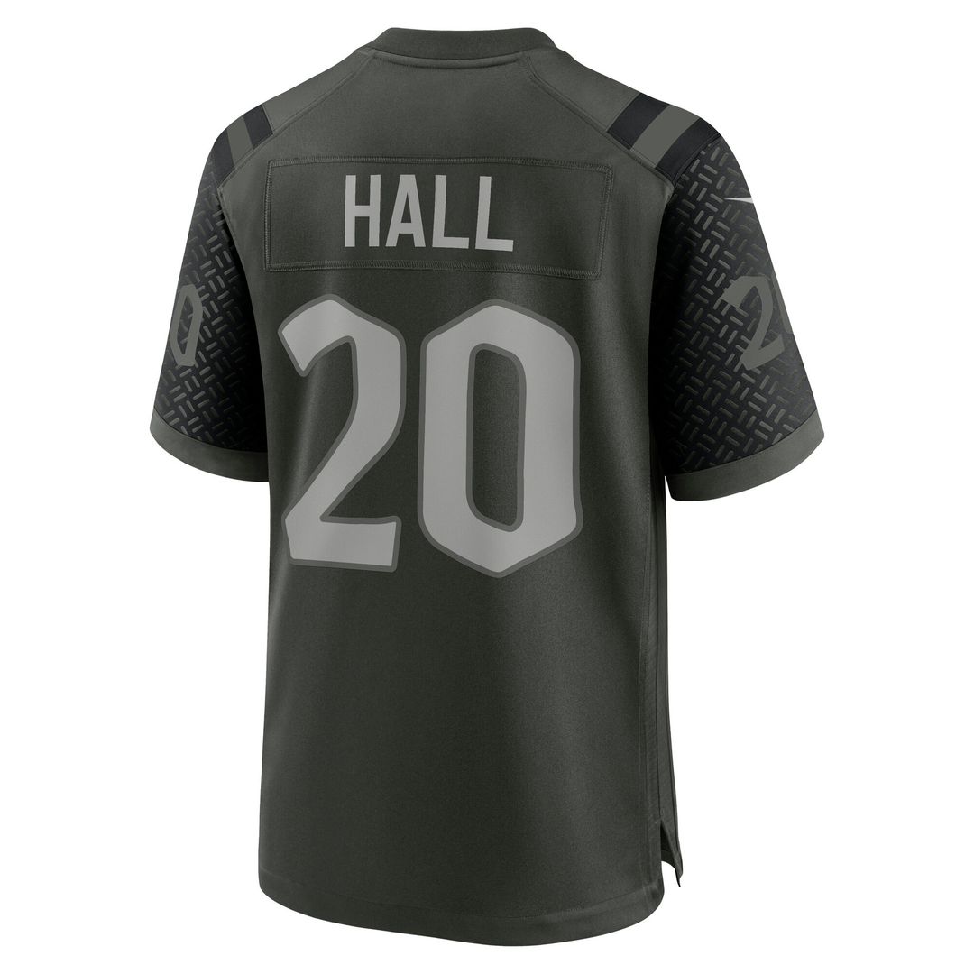 Breece Hall New York Jets Nike 2025 Rivalries Collection Game Official Jersey - Gotham Green