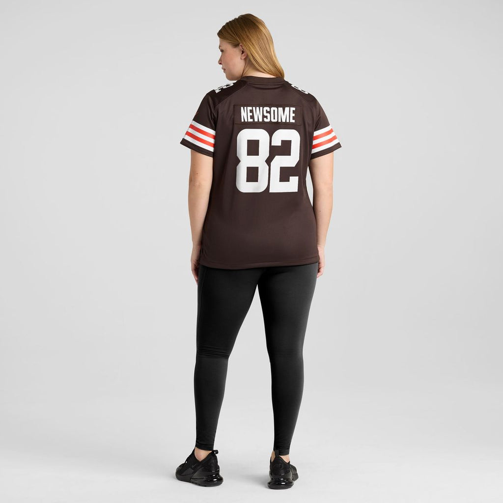 Ozzie Newsome Cleveland Browns Nike Women's Game Retired Player Official Jersey - Brown