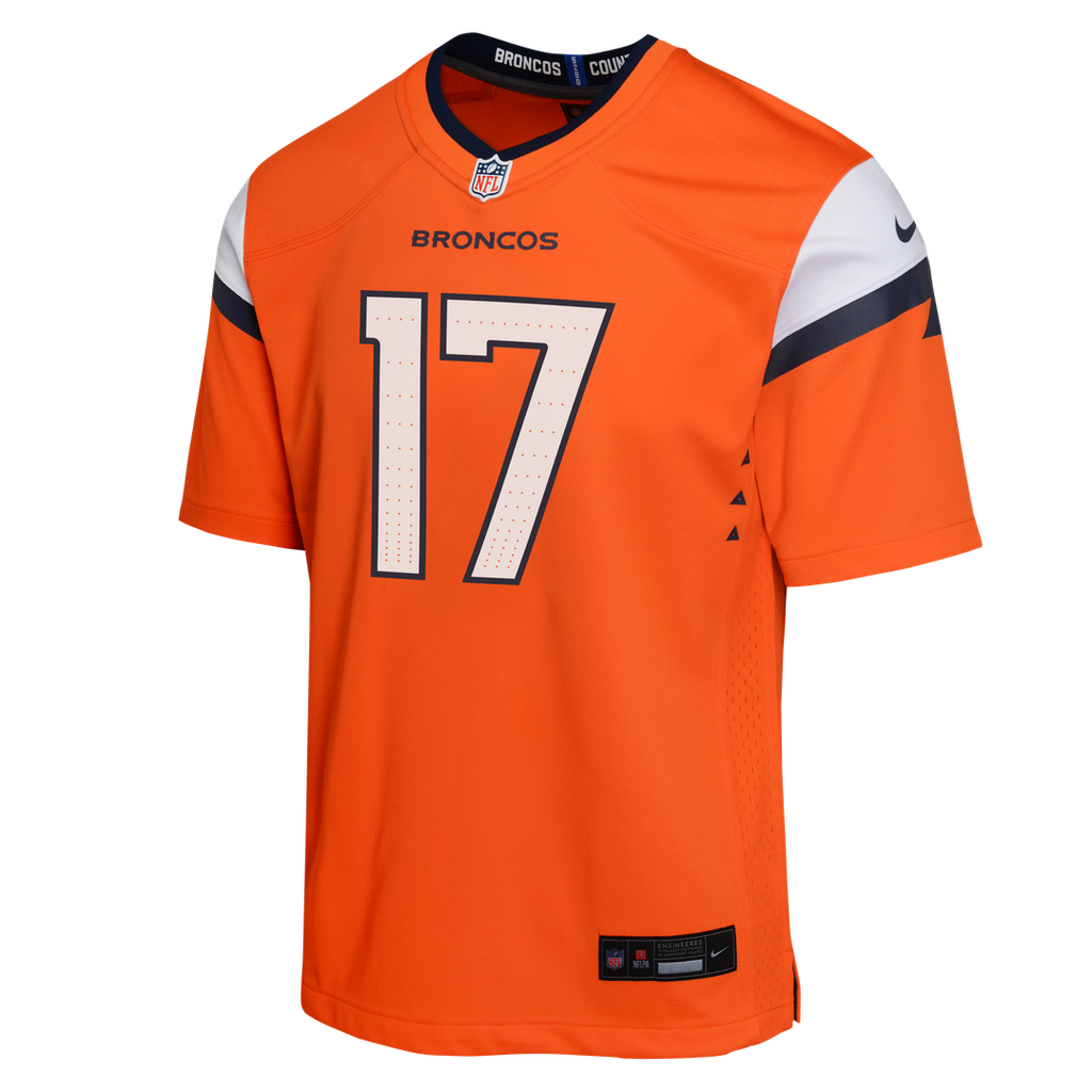 Jaylen Waddle Denver Broncos Nike Youth Game Official Jersey - Orange