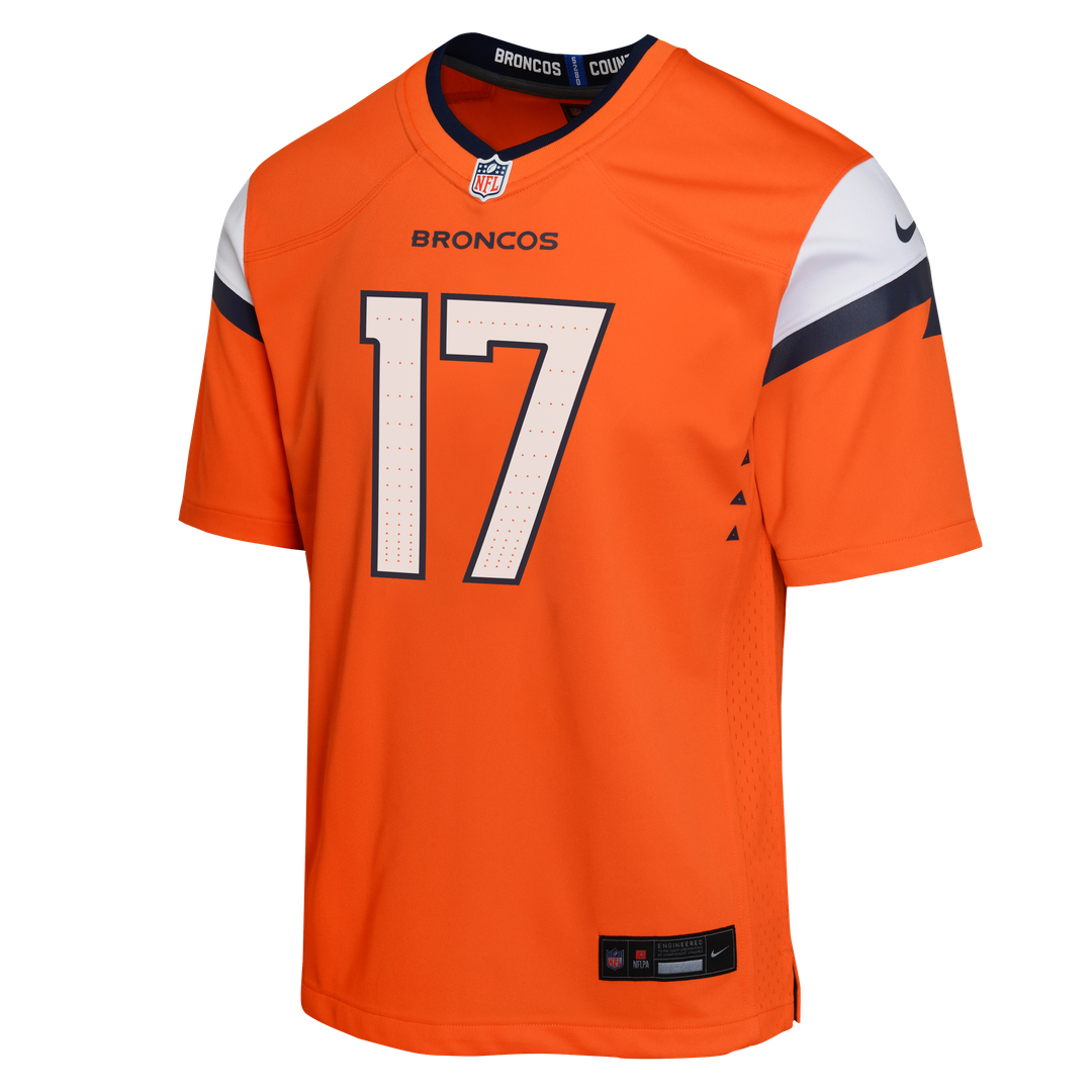 Jaylen Waddle Denver Broncos Nike Youth Game Official Jersey - Orange