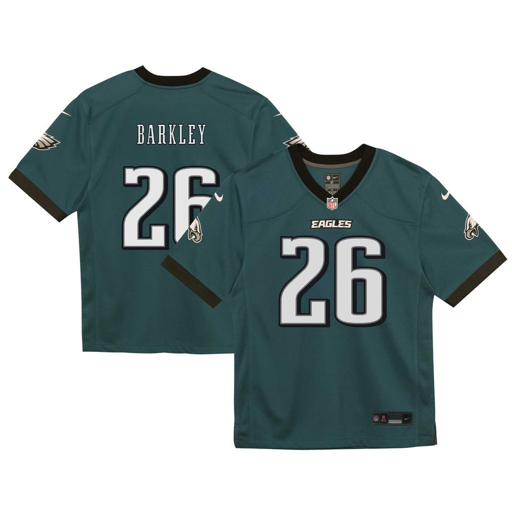 Saquon Barkley Philadelphia Eagles Nike Toddler Team Game Official Jersey - Midnight Green