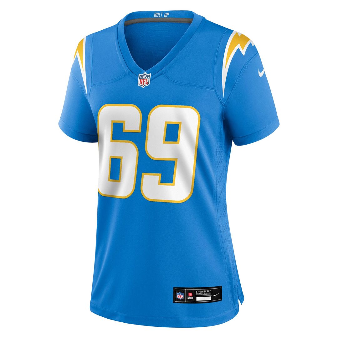 Josh Fuga Los Angeles Chargers Nike Women's Team Game Official Jersey -  Powder Blue