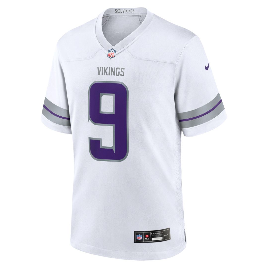 J.J. McCarthy Minnesota Vikings Nike Youth Game Official Jersey - White