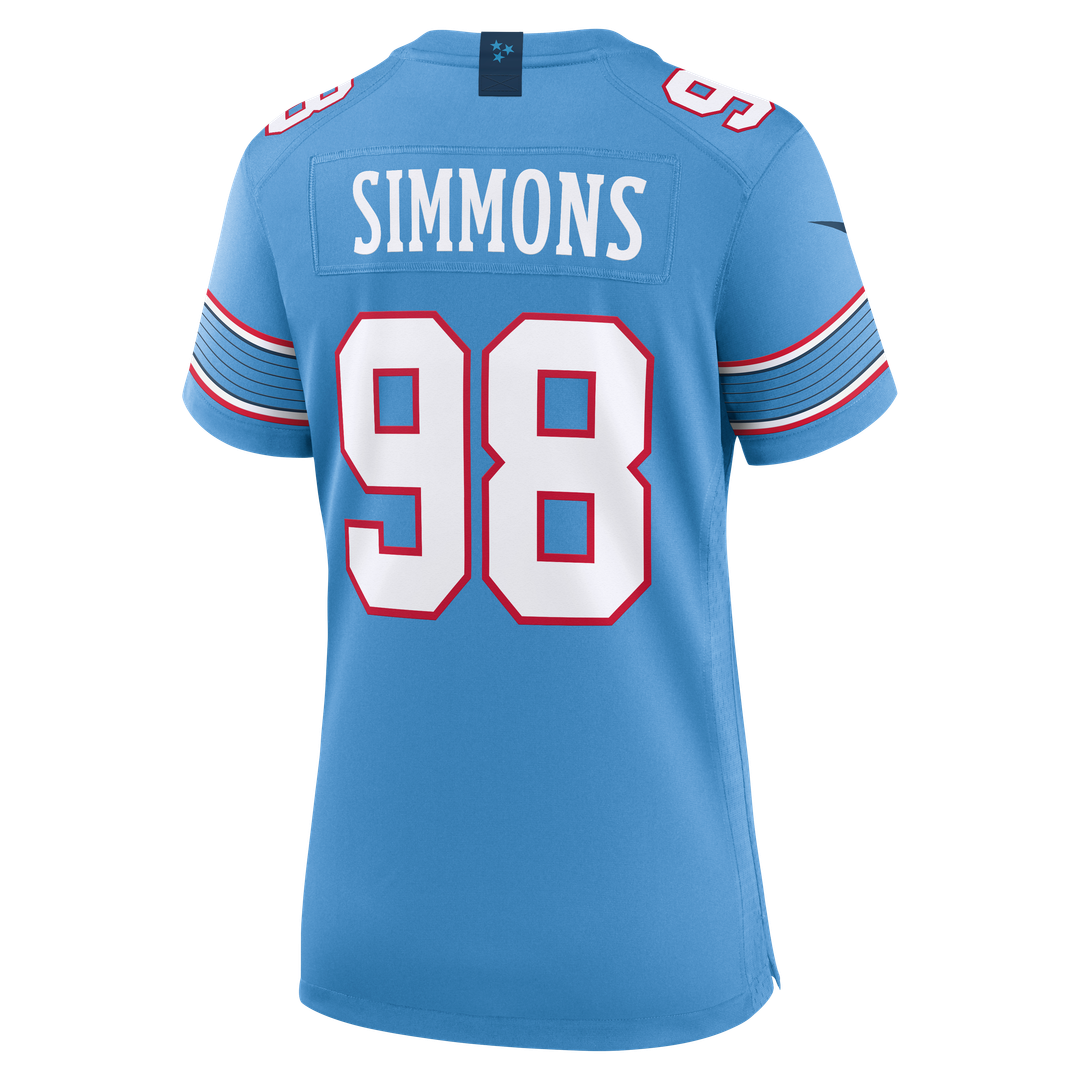 Jeffery Simmons Tennessee Titans Nike Women's Game Official Jersey - White