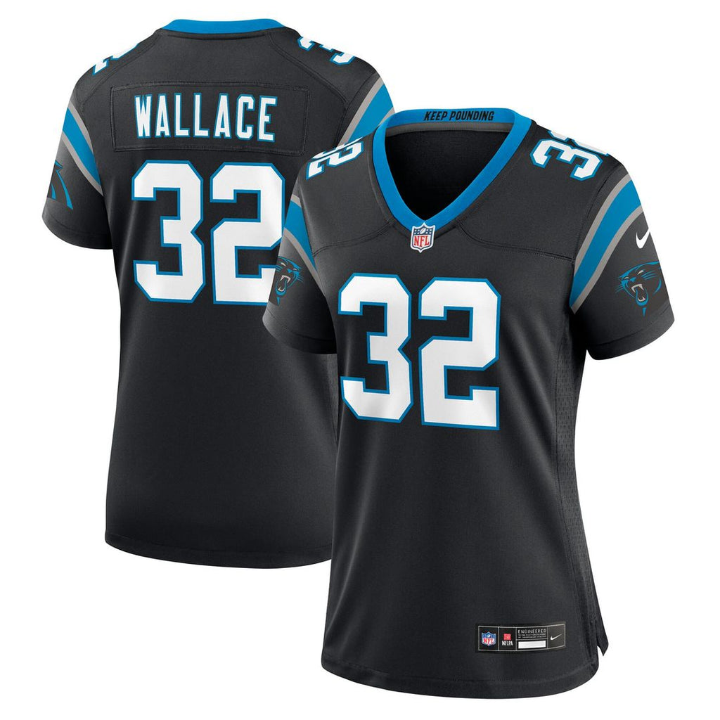 Trevin Wallace Carolina Panthers Nike Women's Team Game Official Jersey -  Black