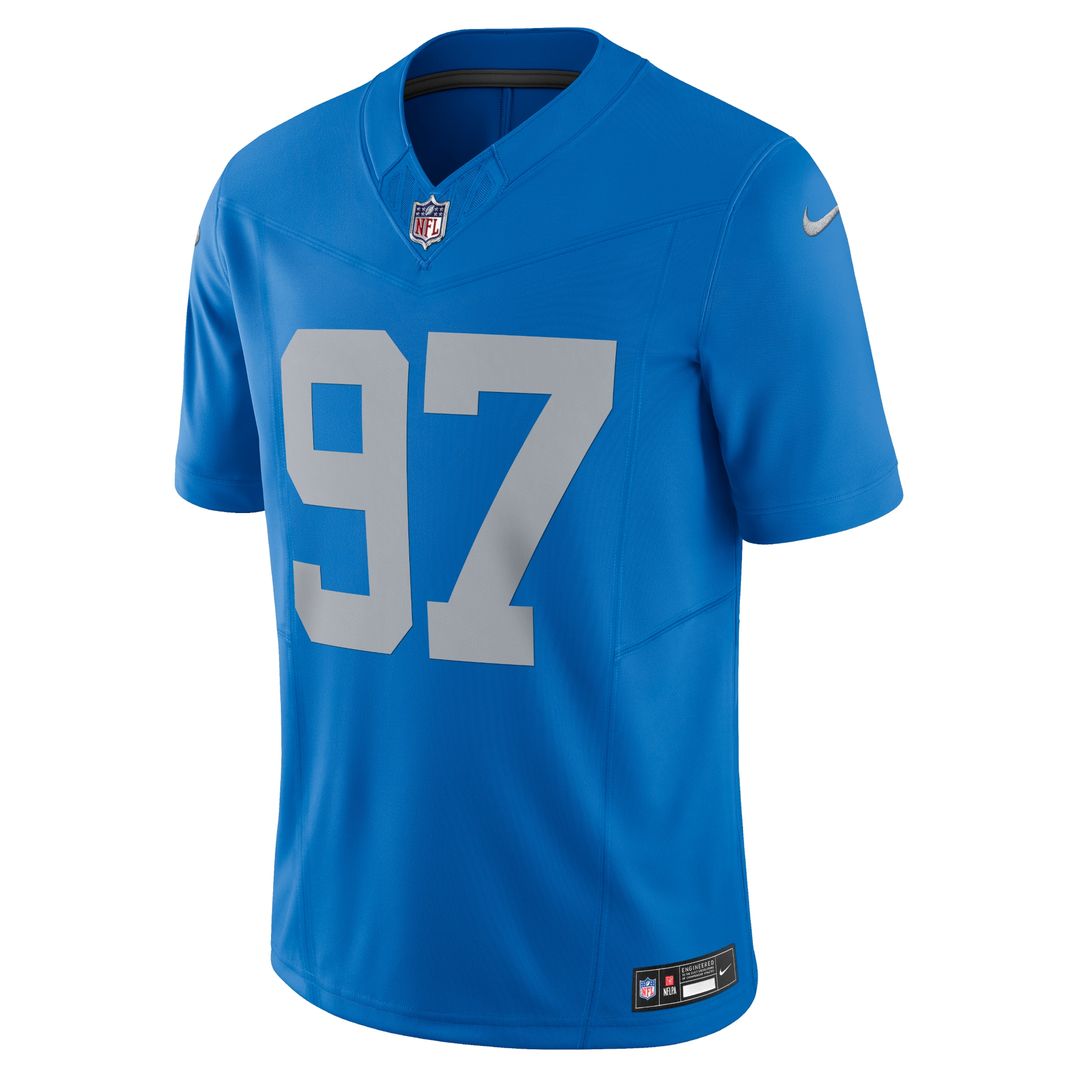Aidan Hutchinson Detroit Lions Nike 2nd Alternate Vapor F.U.S.E. Limited Official Jersey - Black