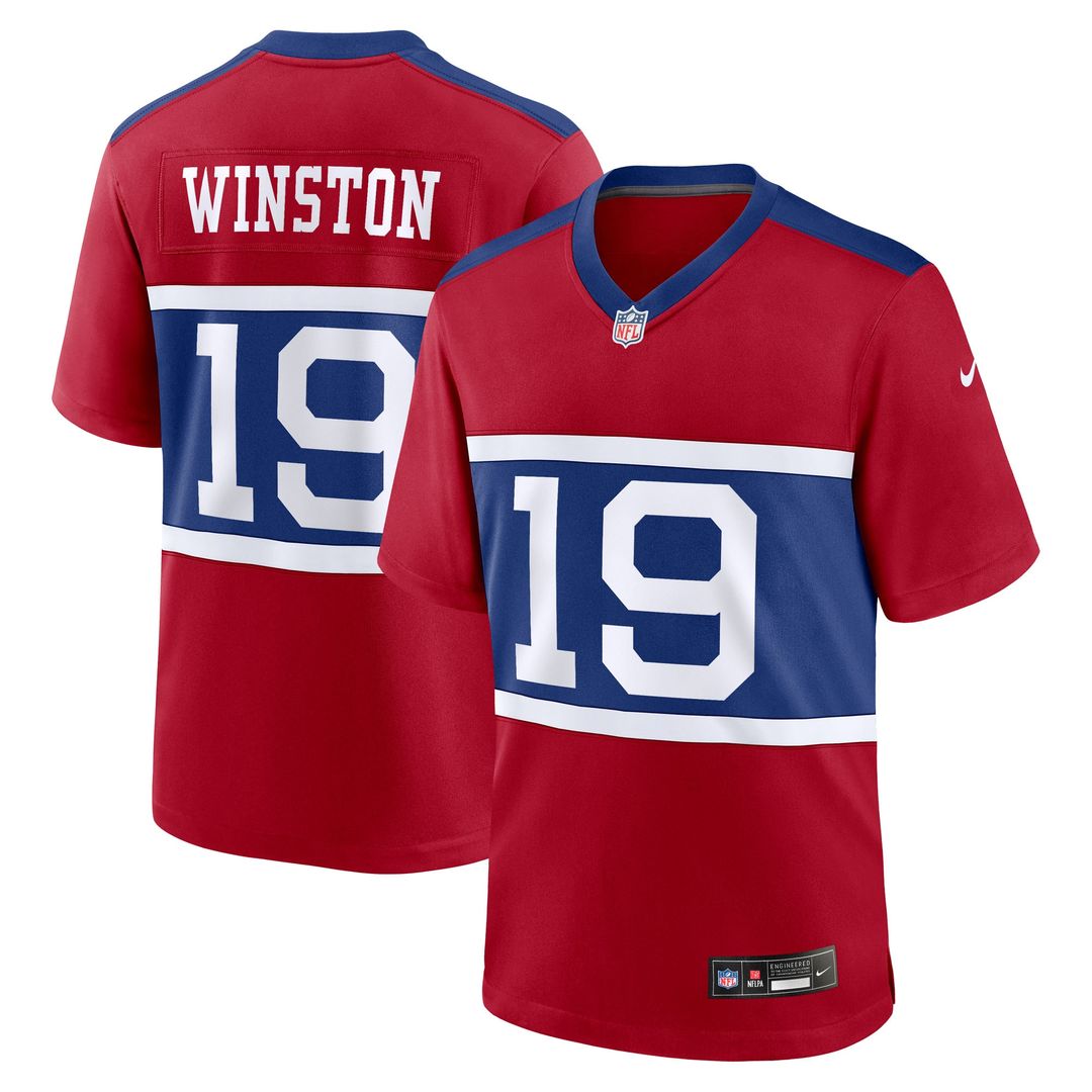 Jameis Winston New York Giants Nike Alternate Game Jersey - Century Red