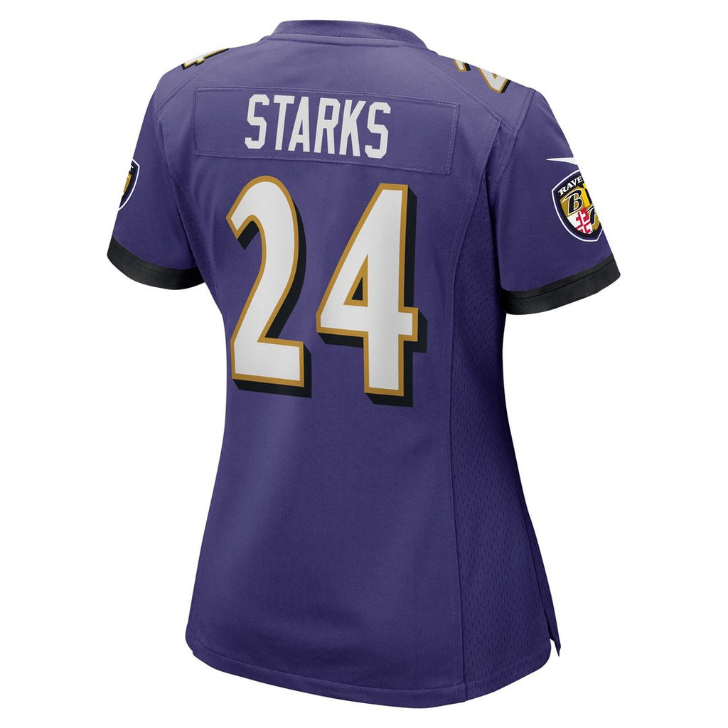 Malaki Starks Baltimore Ravens Nike Women's Team Game Jersey - Purple