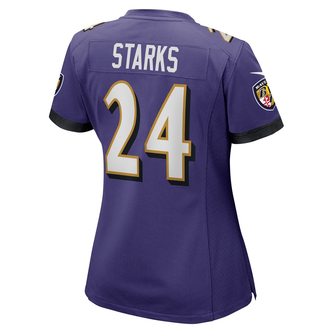 Malaki Starks Baltimore Ravens Nike Women's Team Game Jersey - Purple